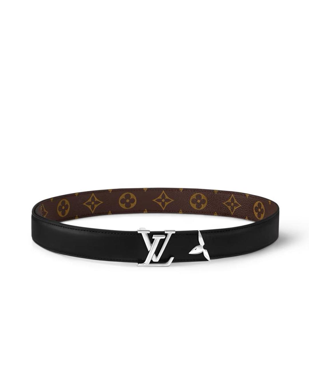 LOUIS VUITTON Черный ремень, фото 6