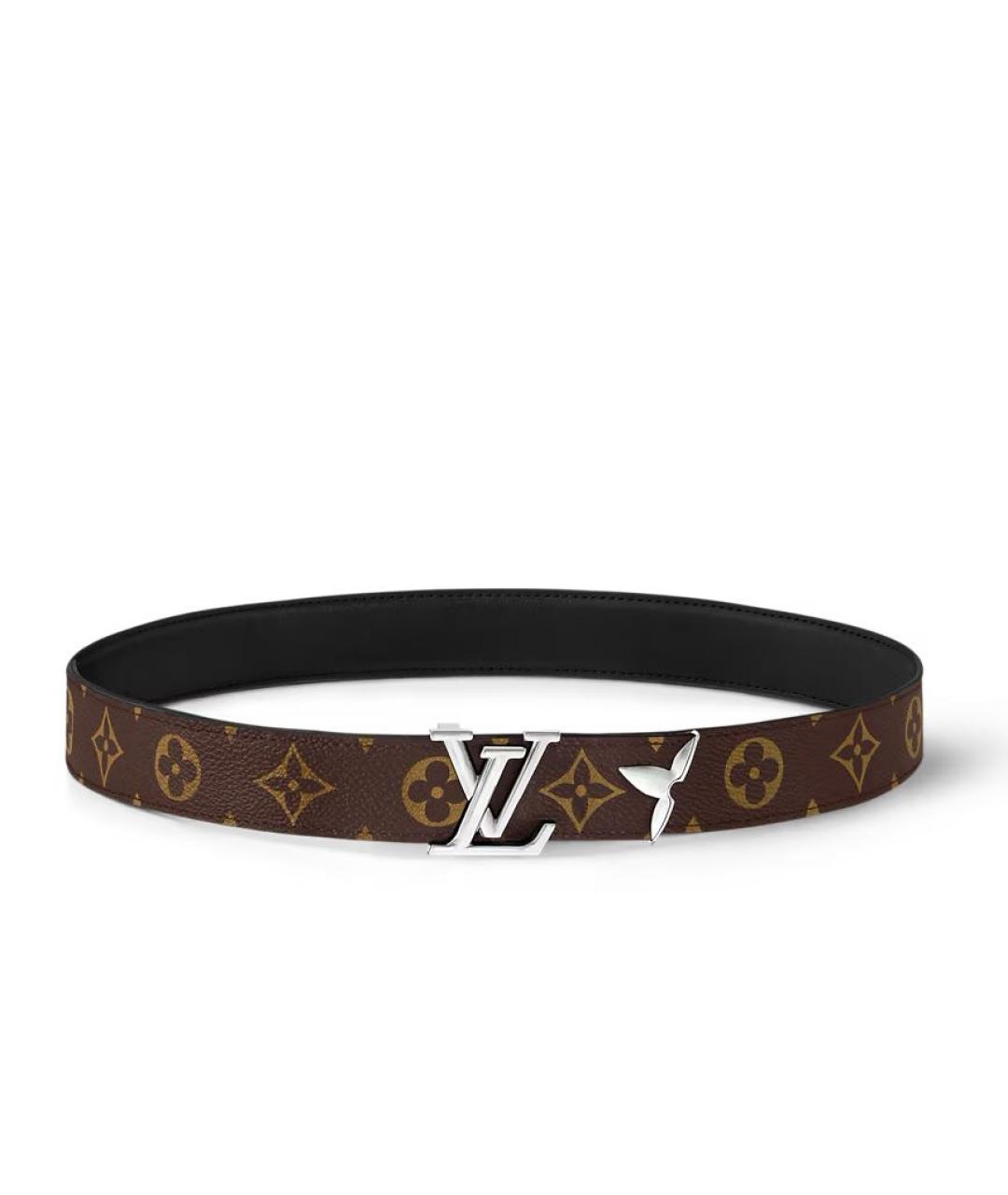 LOUIS VUITTON Черный ремень, фото 3