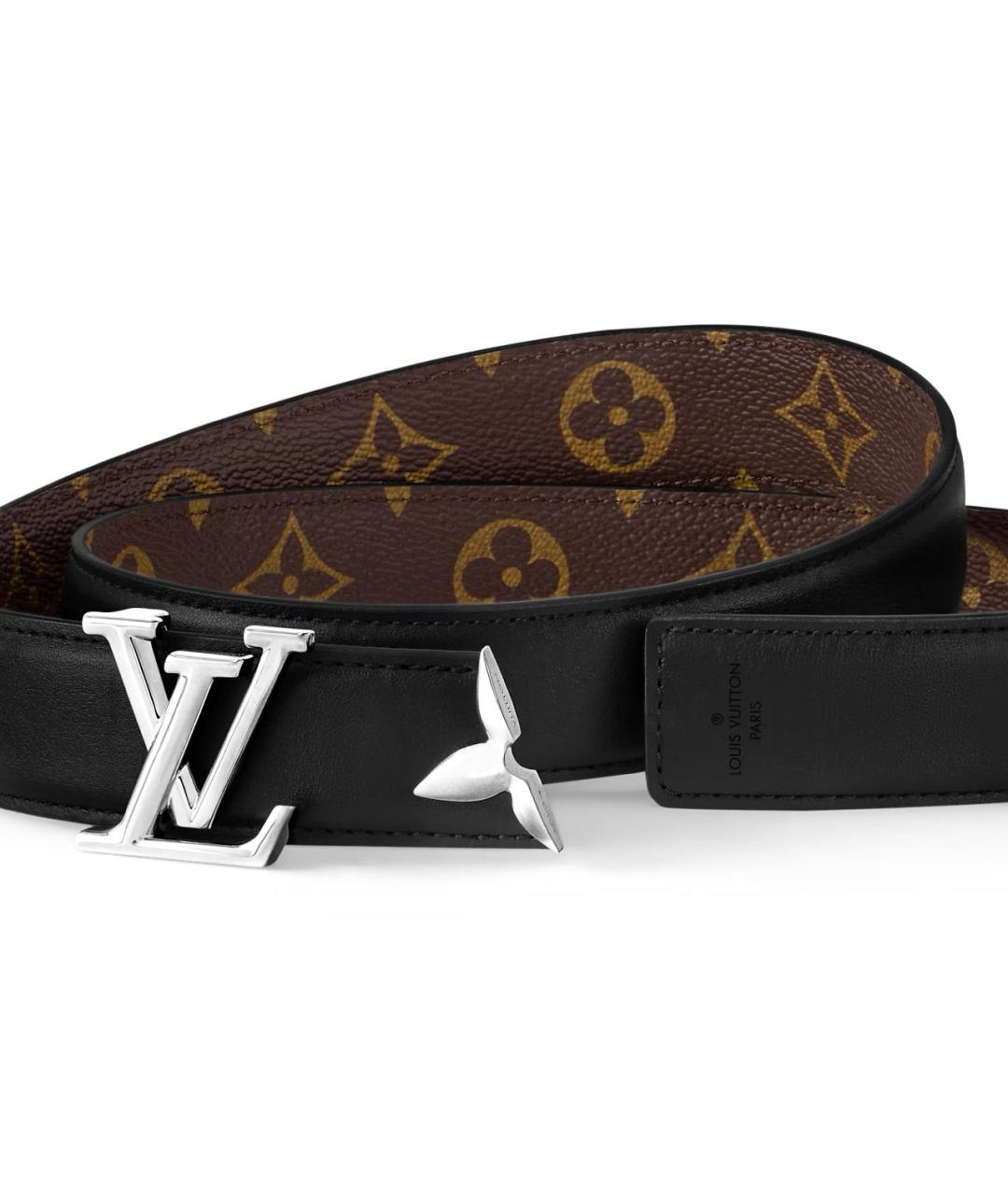 LOUIS VUITTON Черный ремень, фото 2