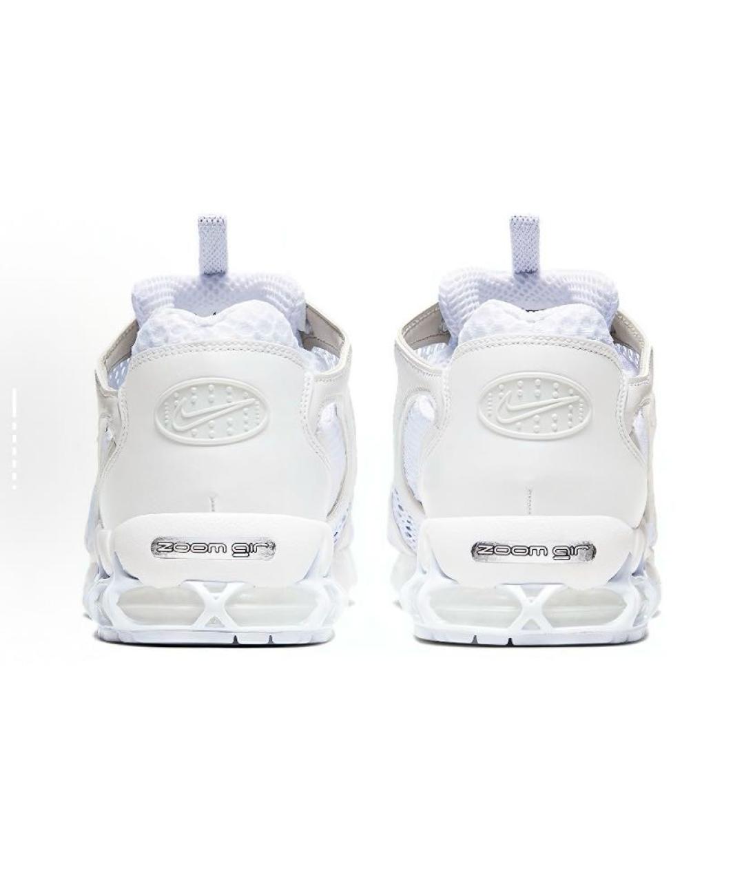 NIKE Белые текстильные низкие кроссовки / кеды, фото 5