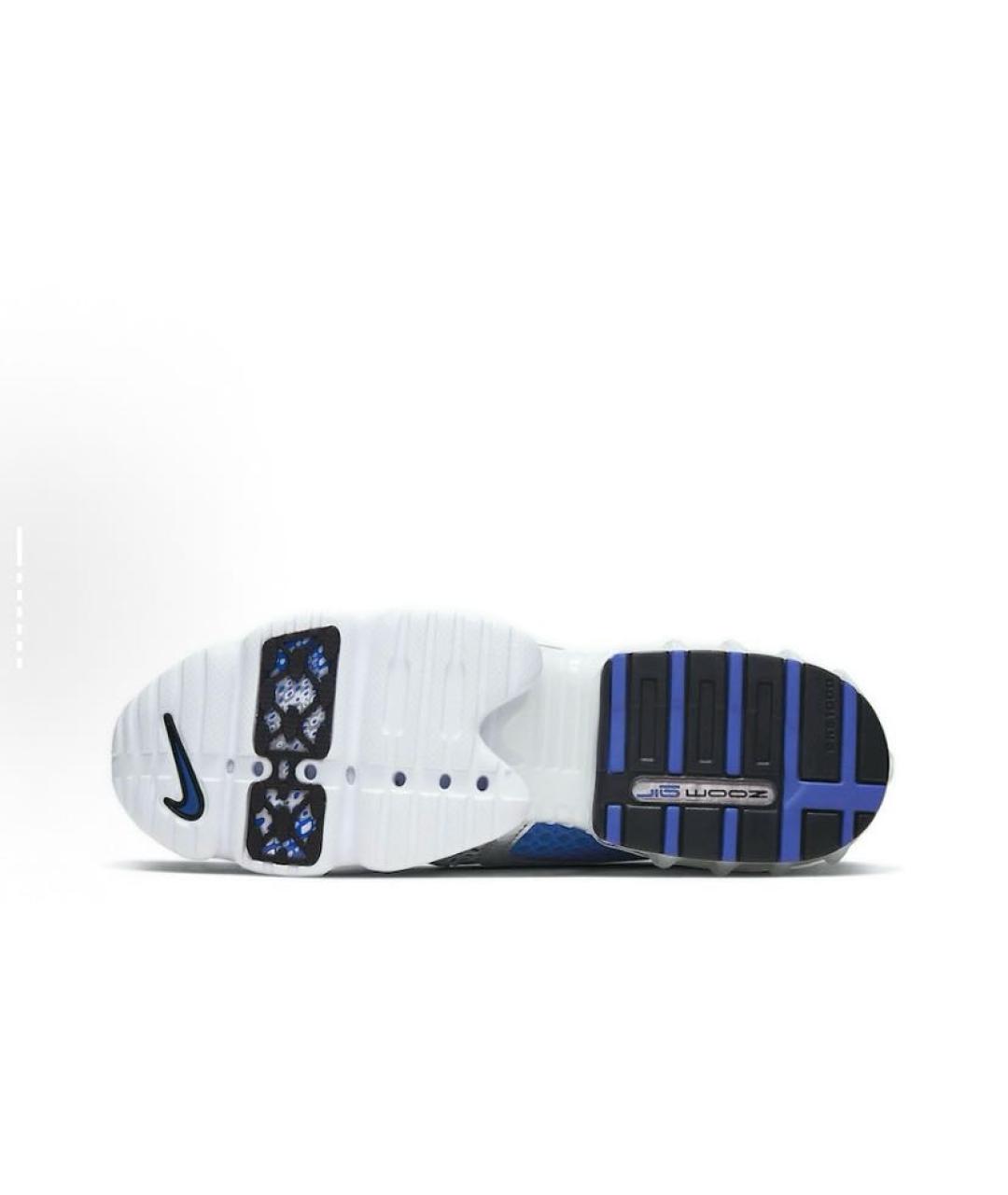 NIKE Синие текстильные низкие кроссовки / кеды, фото 6