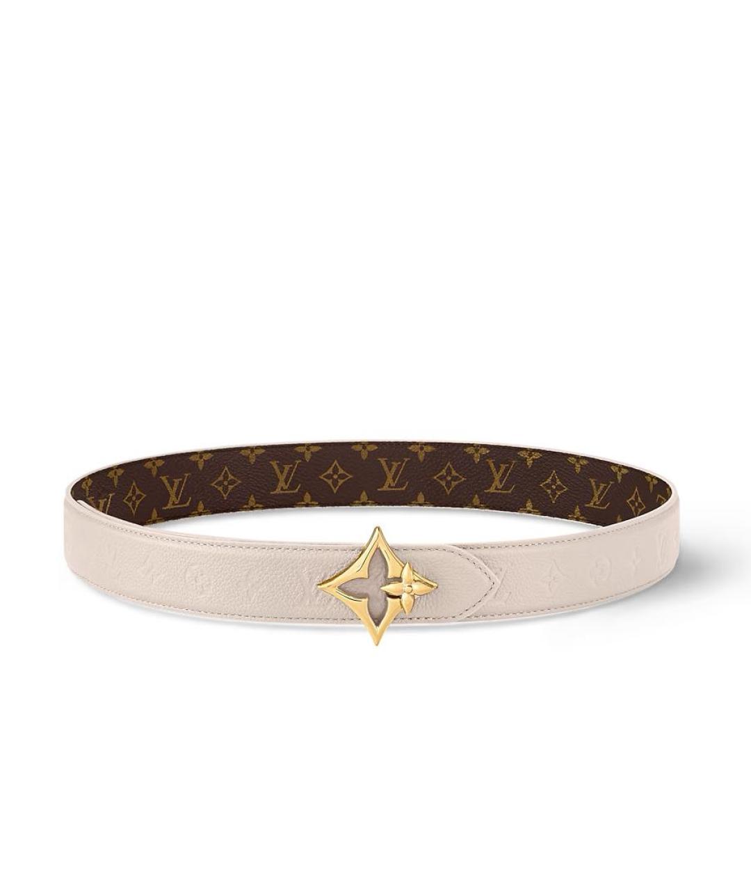 LOUIS VUITTON Белый ремень, фото 3