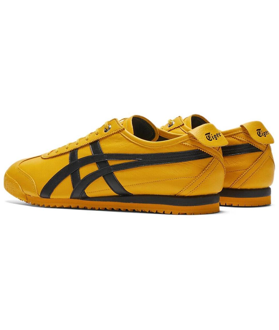 ONITSUKA TIGER Желтые кожаные кроссовки, фото 4