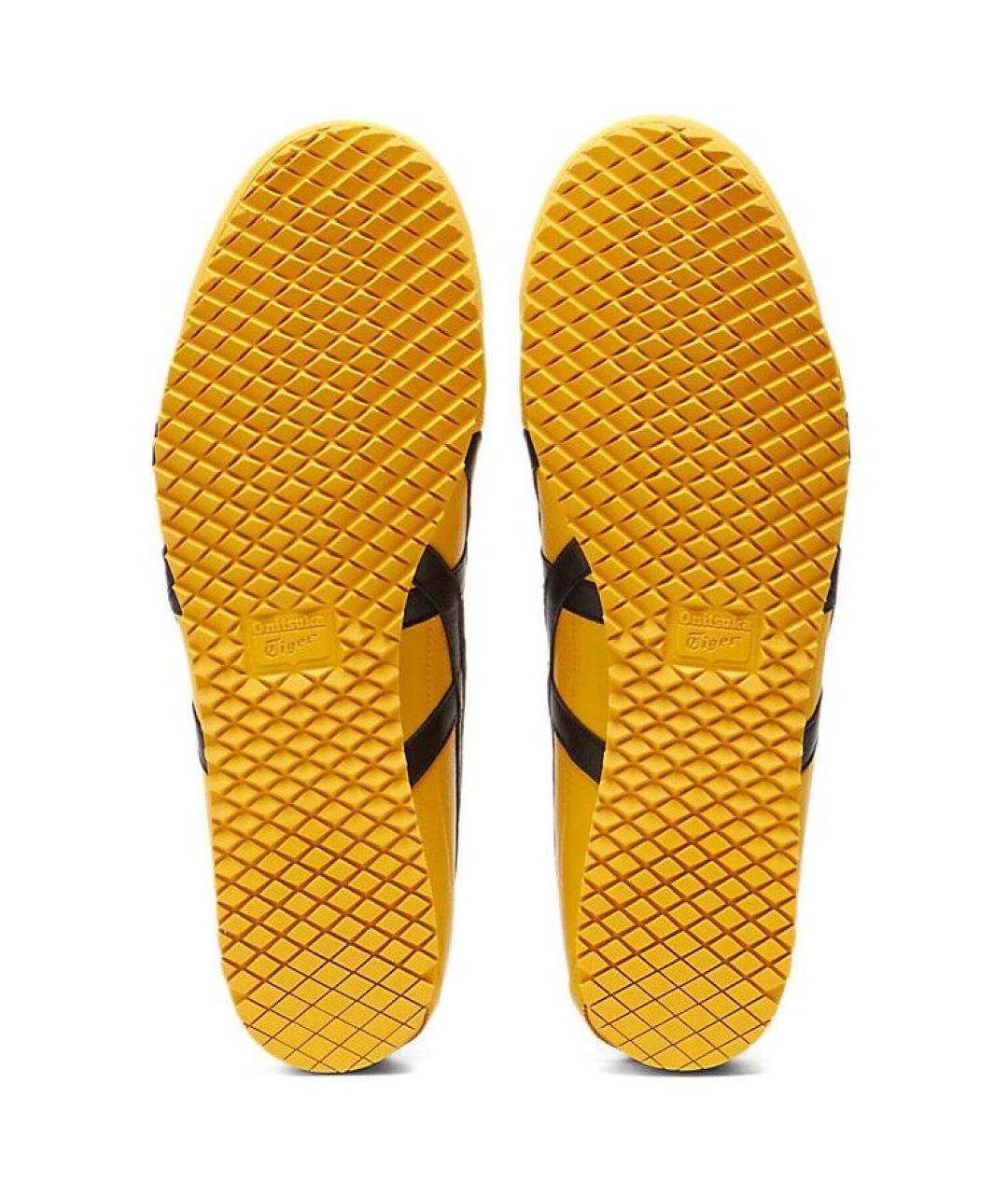 ONITSUKA TIGER Желтые кожаные кроссовки, фото 6