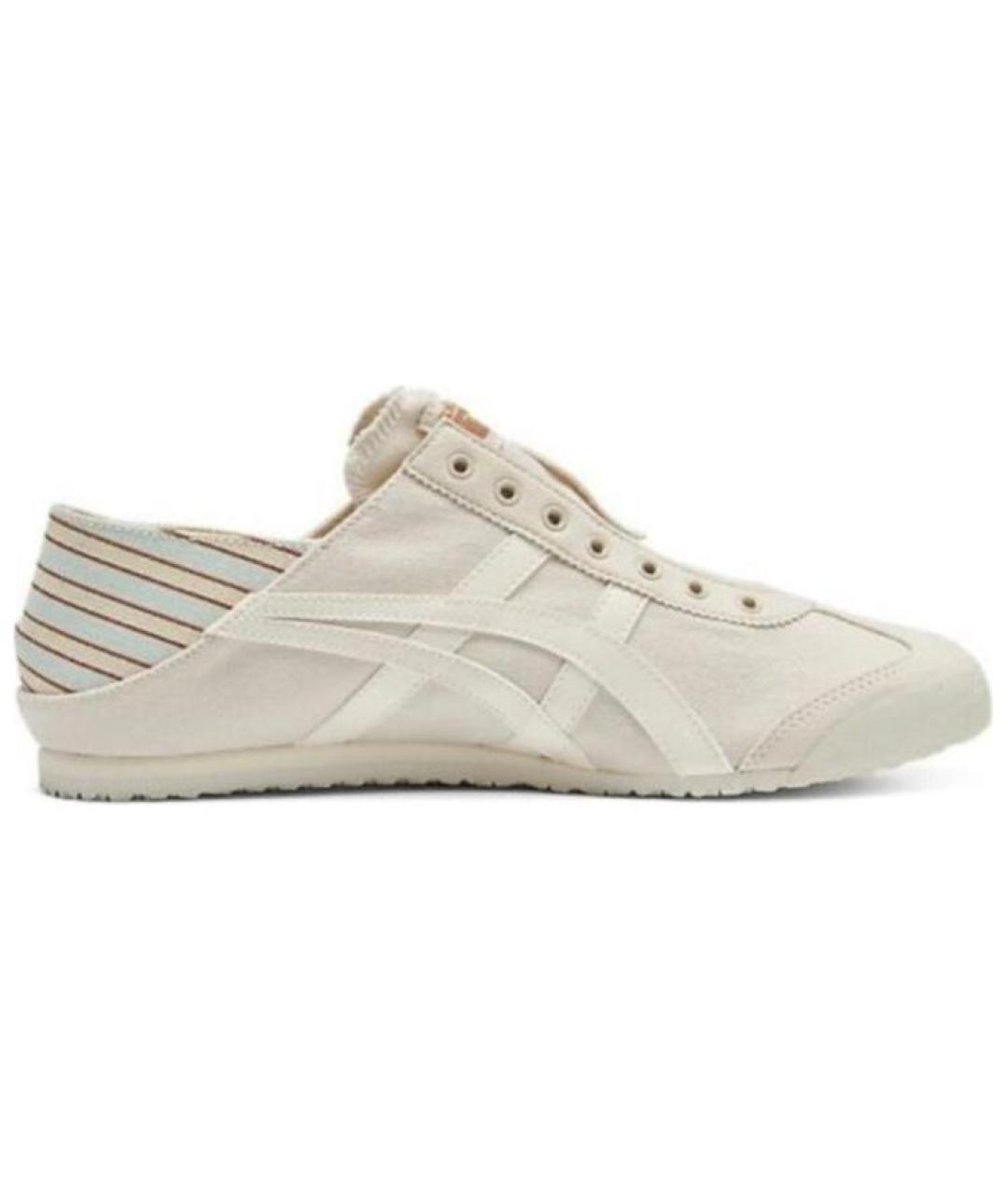 ONITSUKA TIGER Бежевые замшевые кроссовки, фото 1