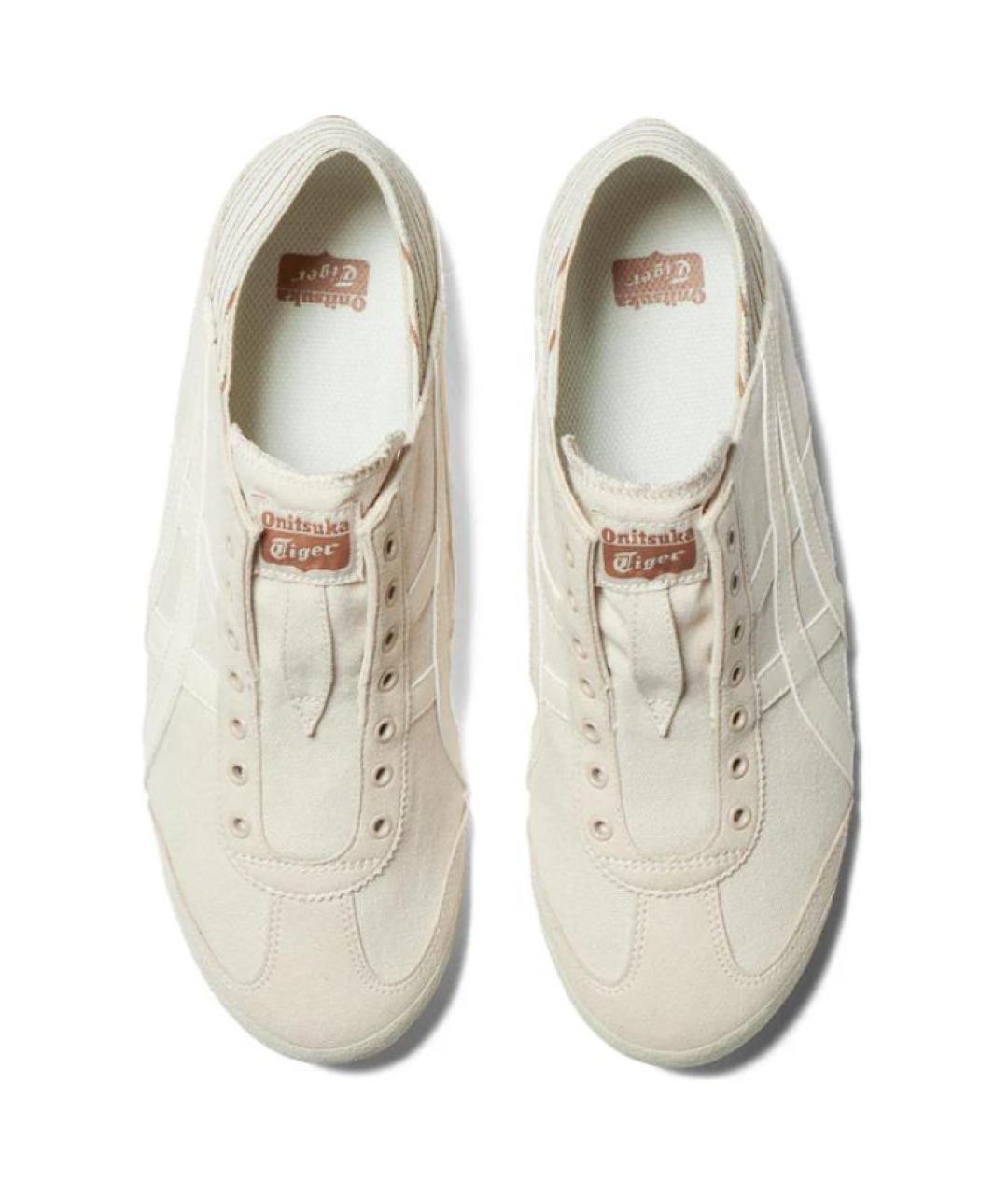 ONITSUKA TIGER Бежевые замшевые кроссовки, фото 5