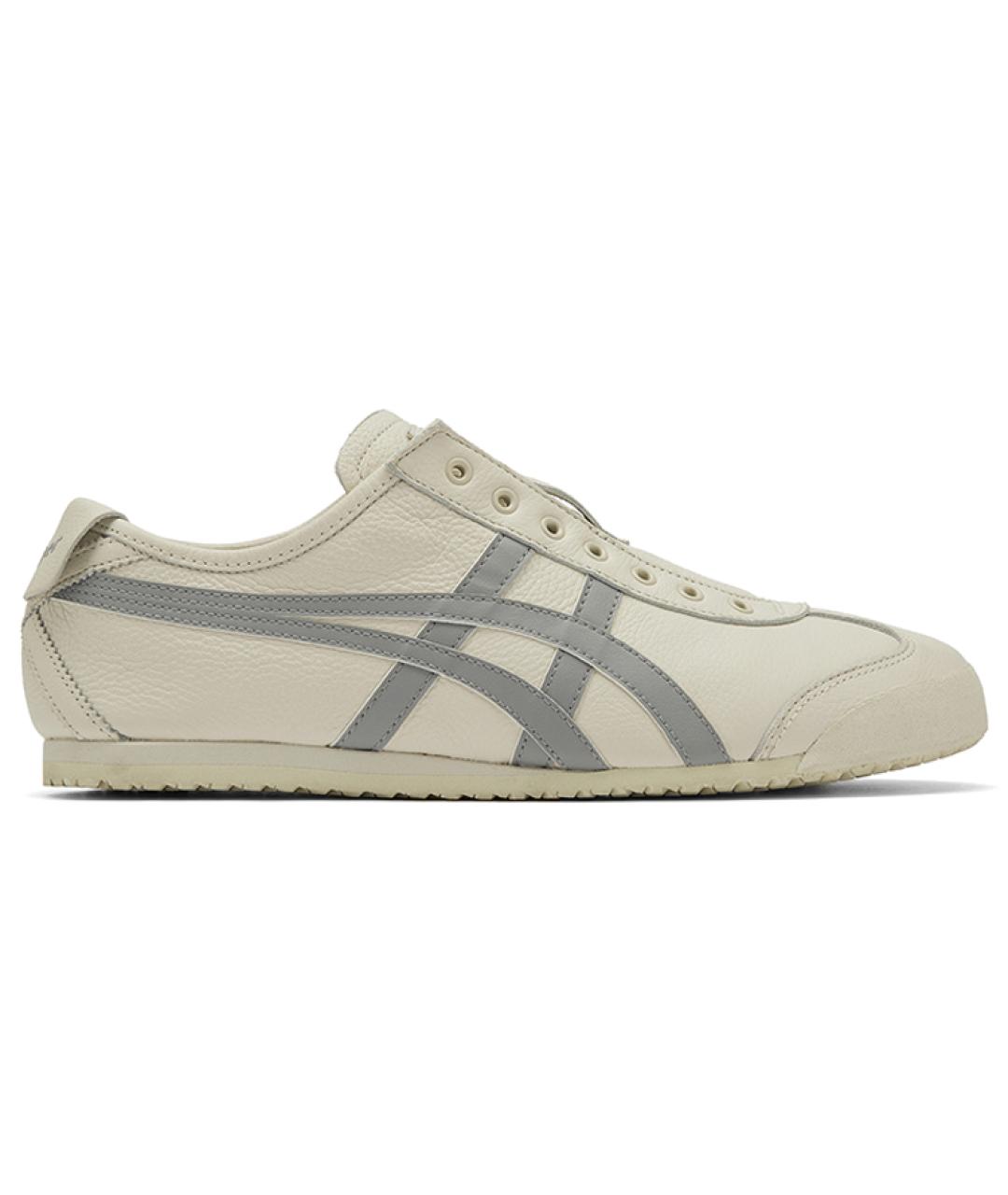 ONITSUKA TIGER Бежевые кожаные кроссовки, фото 1