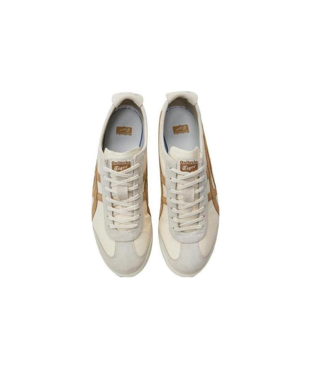 ONITSUKA TIGER Серые кожаные кроссовки, фото 3