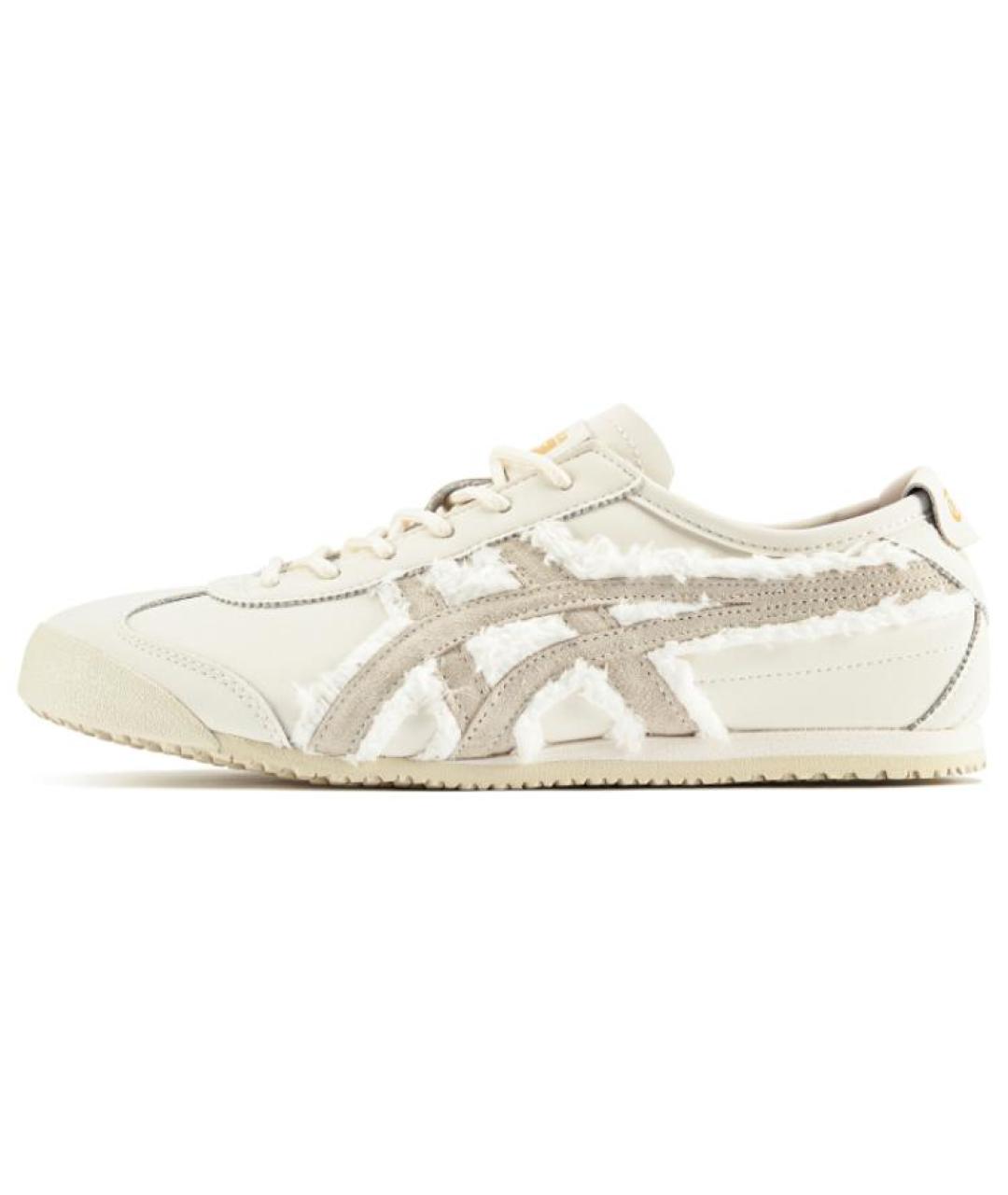 ONITSUKA TIGER Бежевые кожаные кроссовки, фото 2