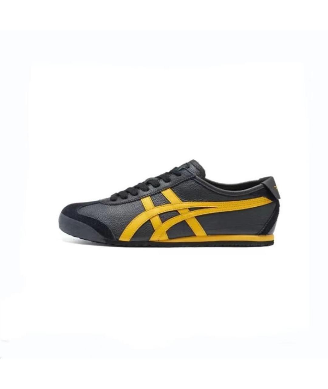 ONITSUKA TIGER Черные кожаные кроссовки, фото 2