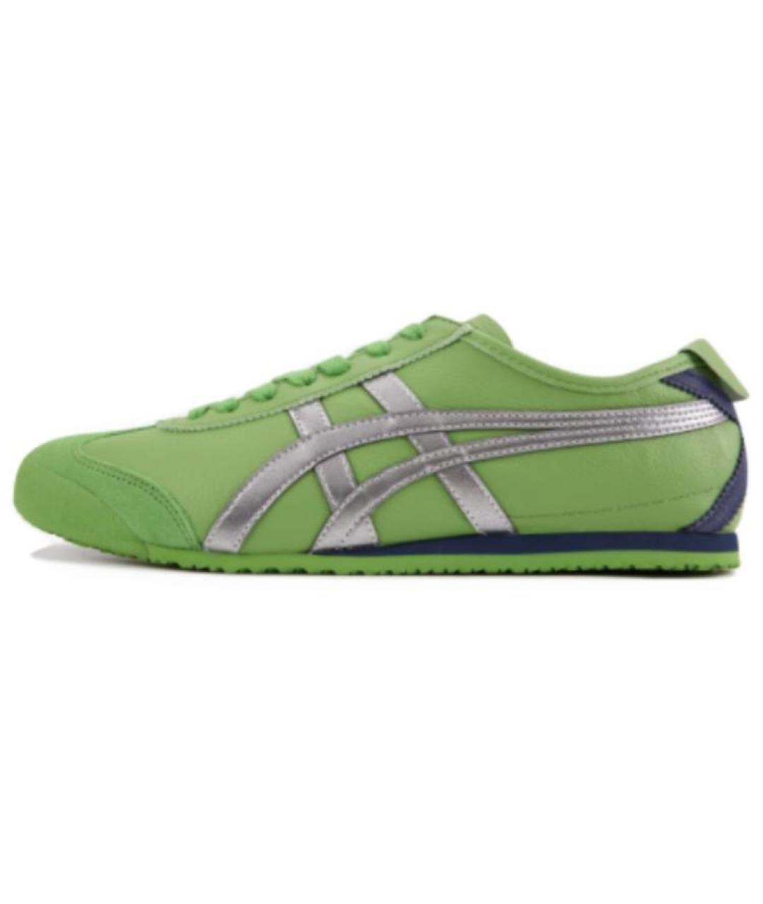 ONITSUKA TIGER Зеленые кожаные кроссовки, фото 2
