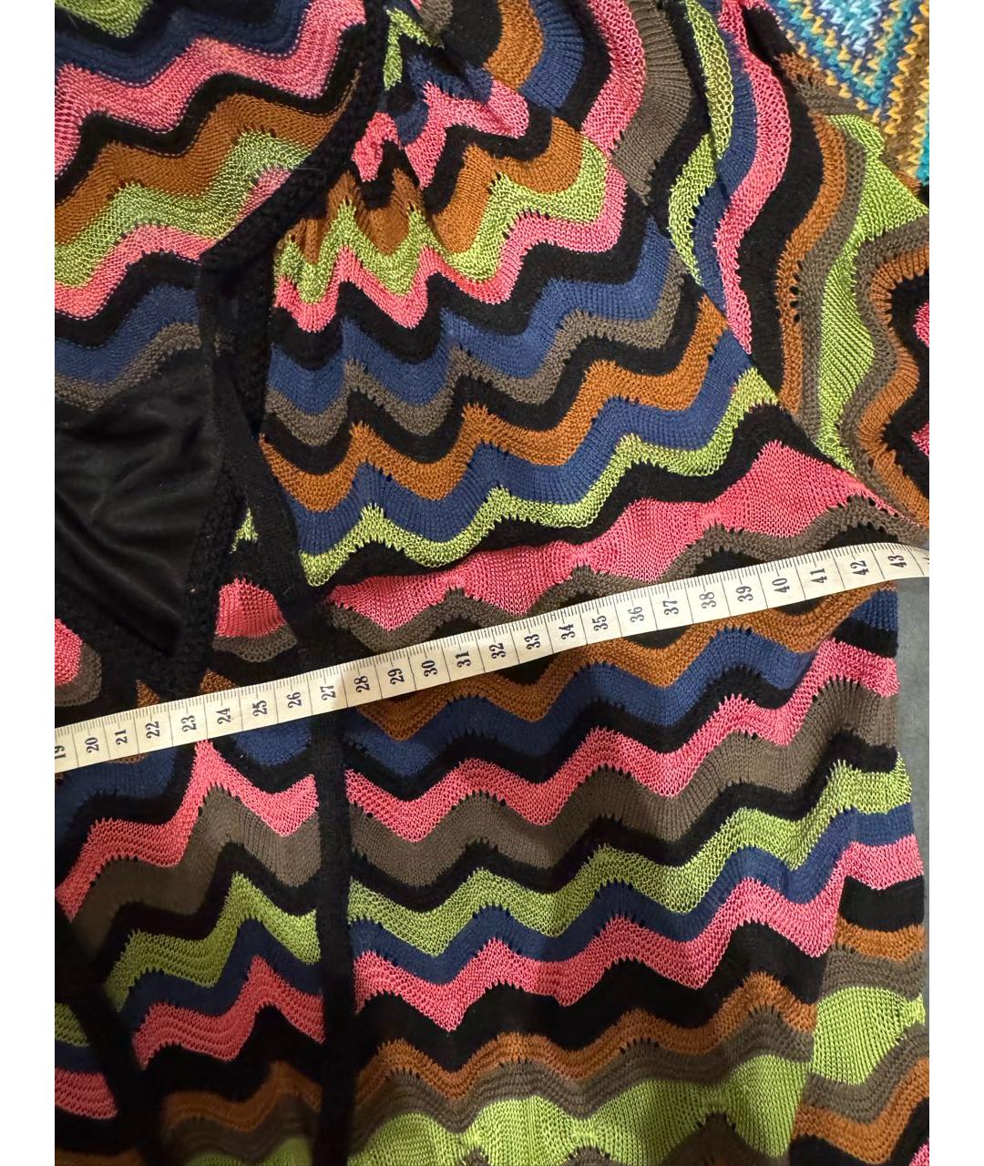 MISSONI Мульти хлопко-эластановое повседневное платье, фото 6