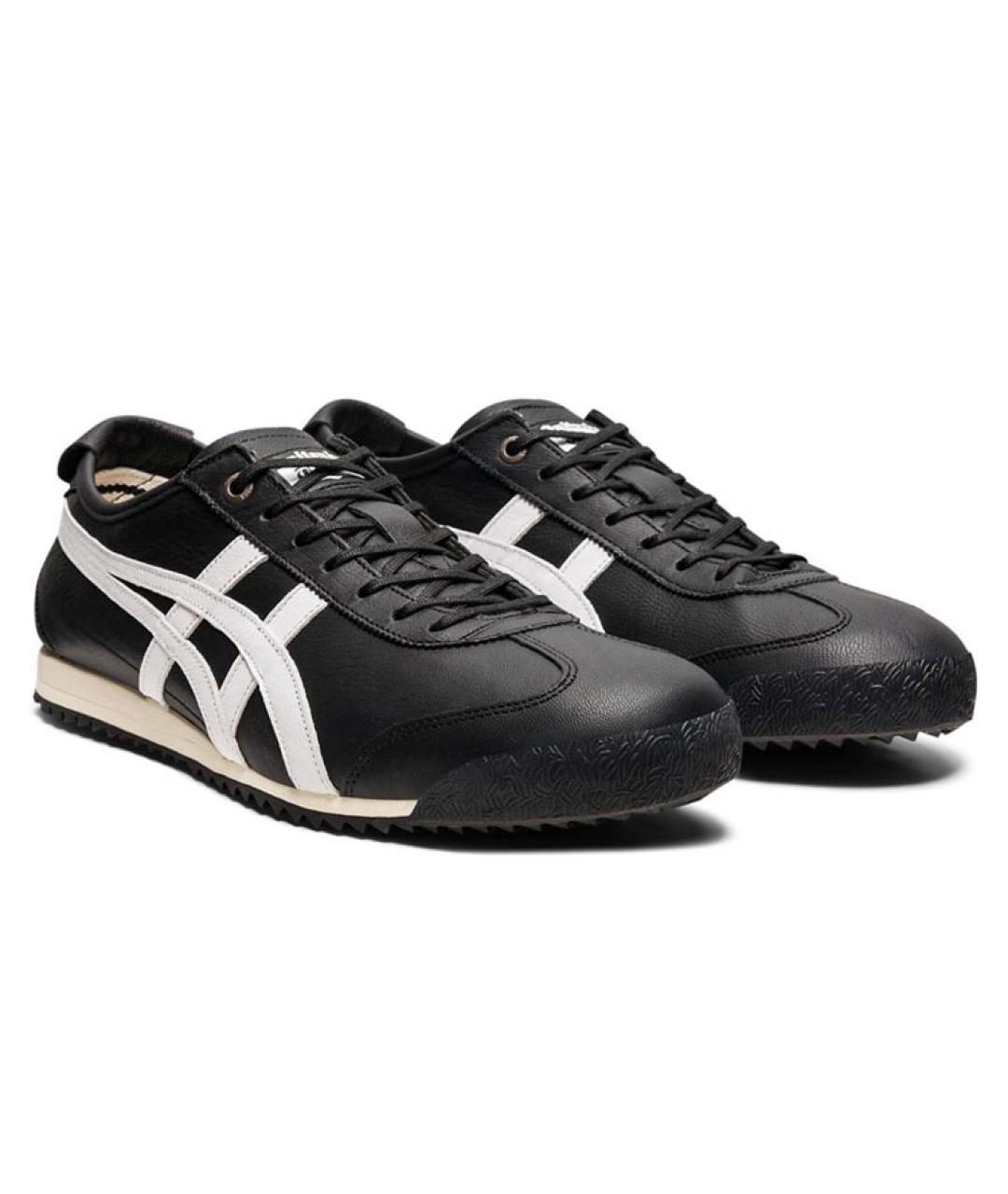 ONITSUKA TIGER Черные кожаные кроссовки, фото 3