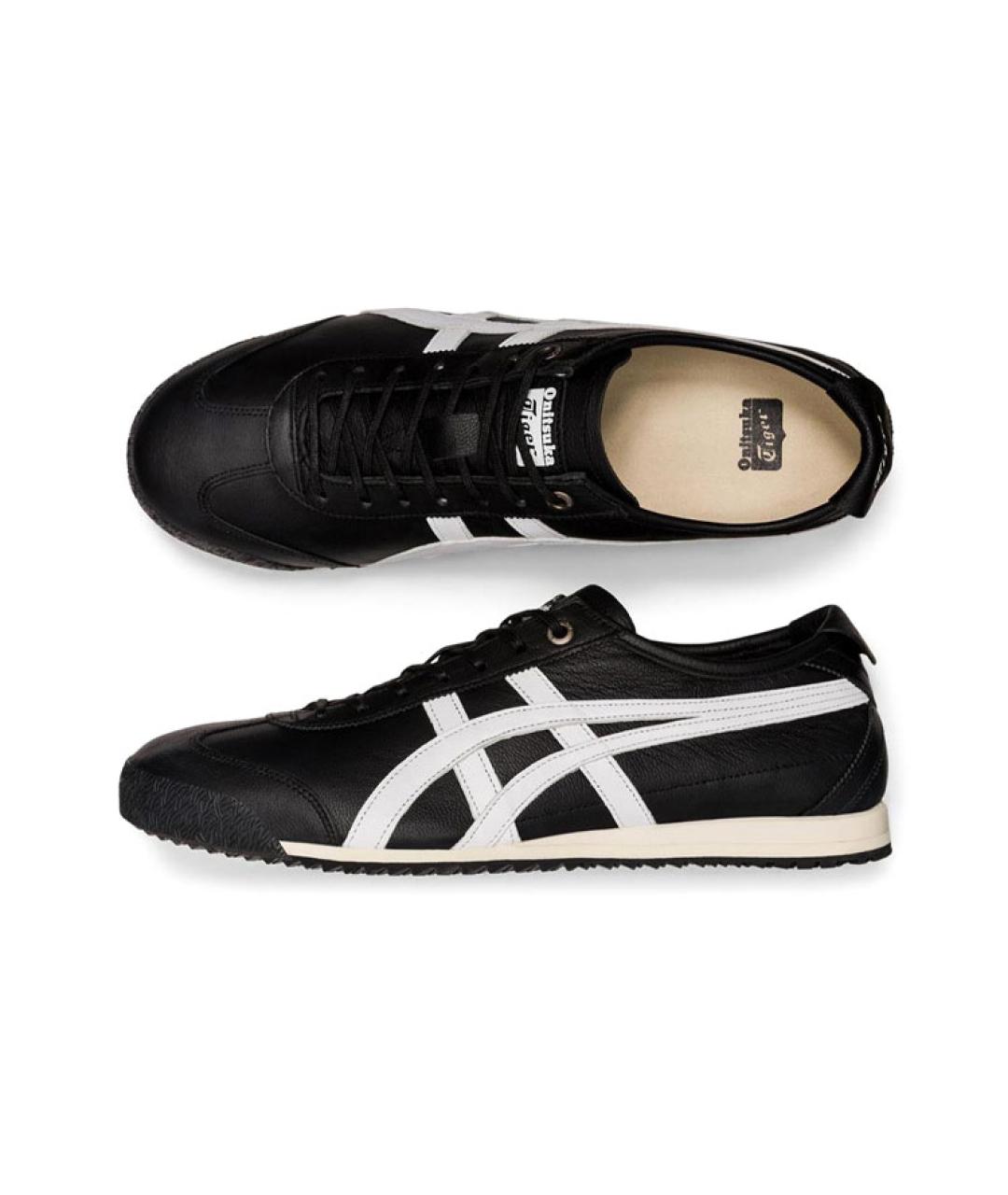 ONITSUKA TIGER Черные кожаные кроссовки, фото 4