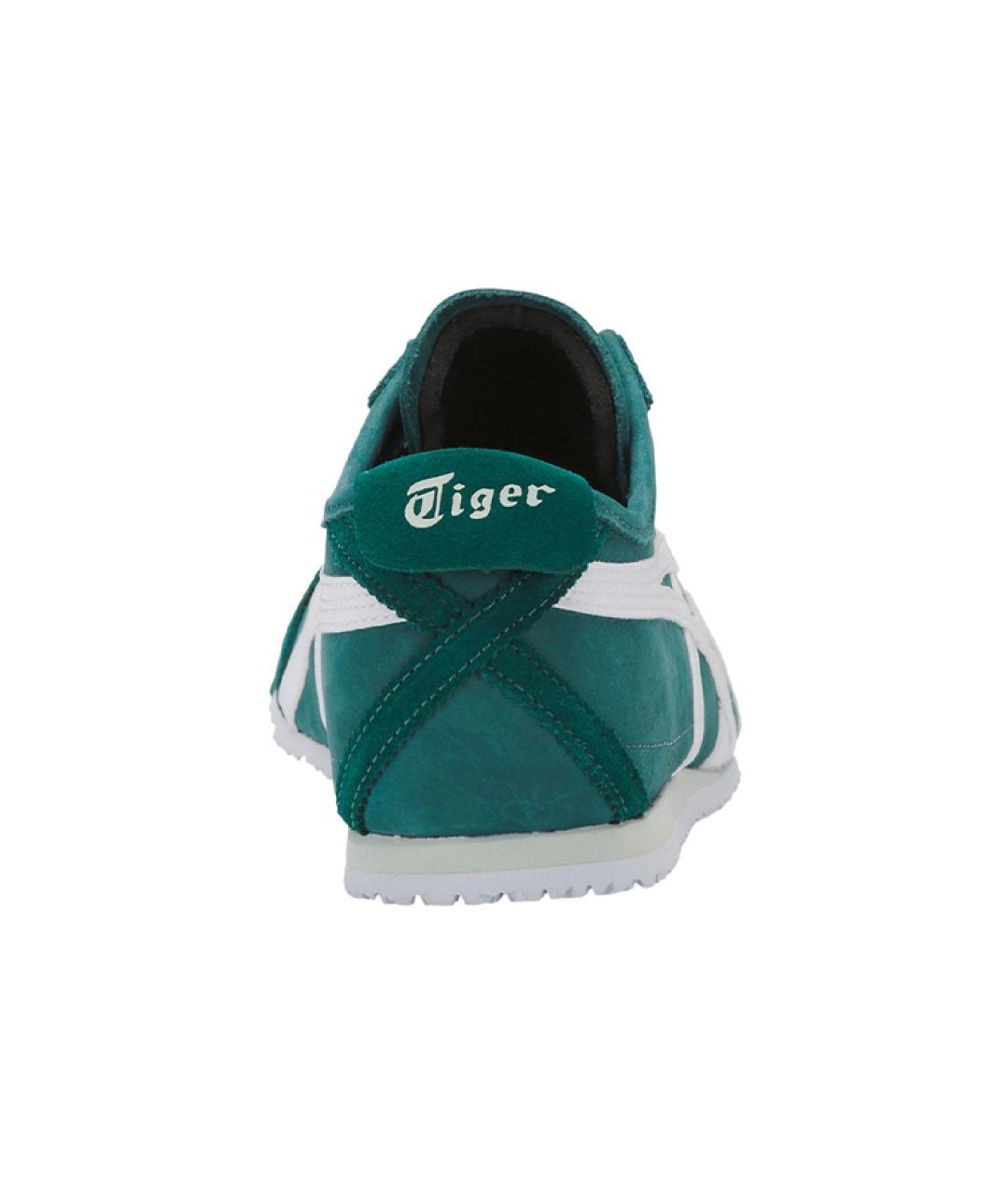 ONITSUKA TIGER Зеленые кожаные кроссовки, фото 5