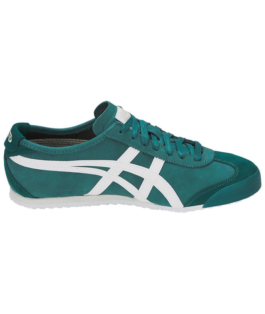ONITSUKA TIGER Зеленые кожаные кроссовки, фото 2