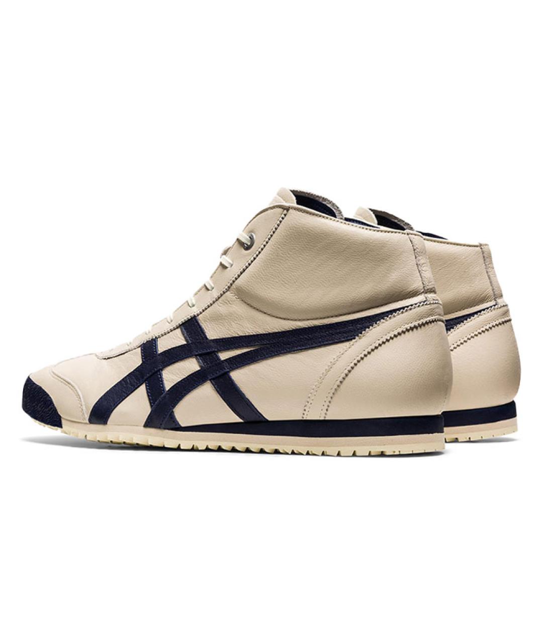 ONITSUKA TIGER Бежевые кожаные кроссовки, фото 5