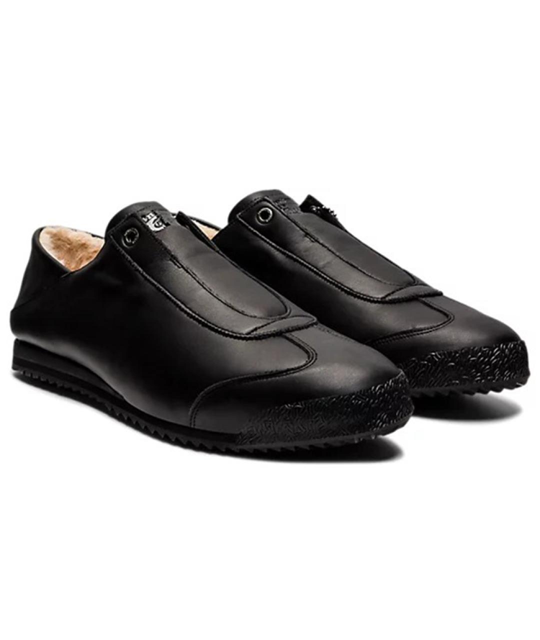 ONITSUKA TIGER Черные кожаные кроссовки, фото 3