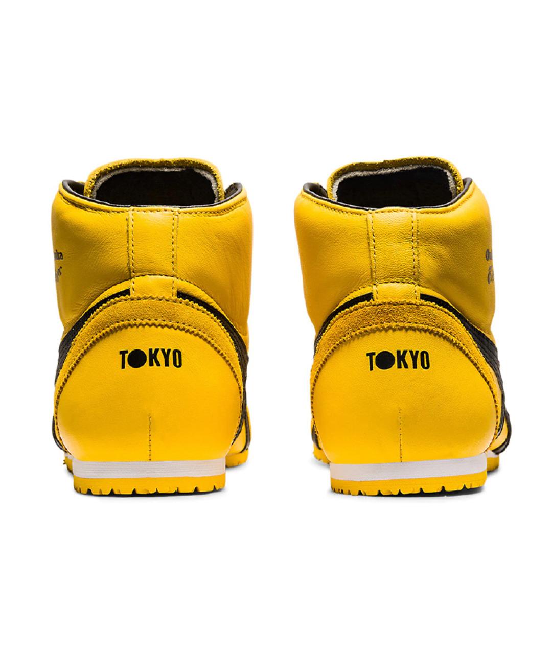 ONITSUKA TIGER Желтые кожаные кроссовки, фото 6