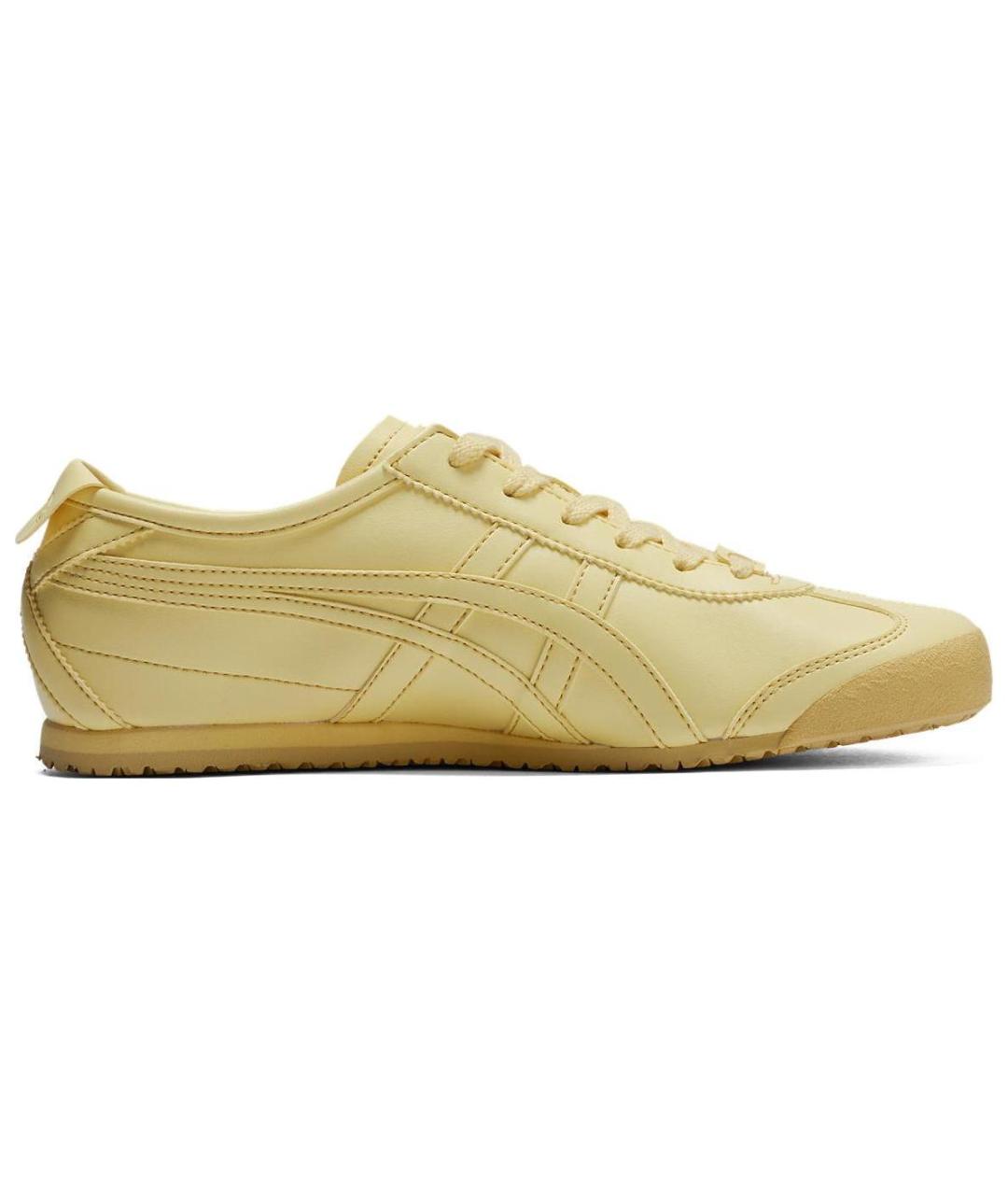 ONITSUKA TIGER Желтые кожаные кроссовки, фото 3