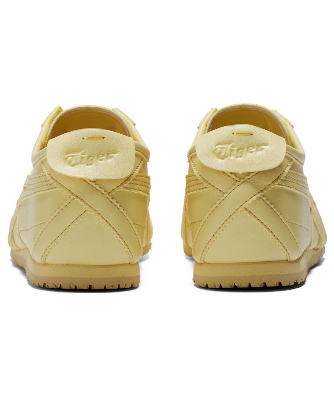 ONITSUKA TIGER Желтые кожаные кроссовки, фото 8