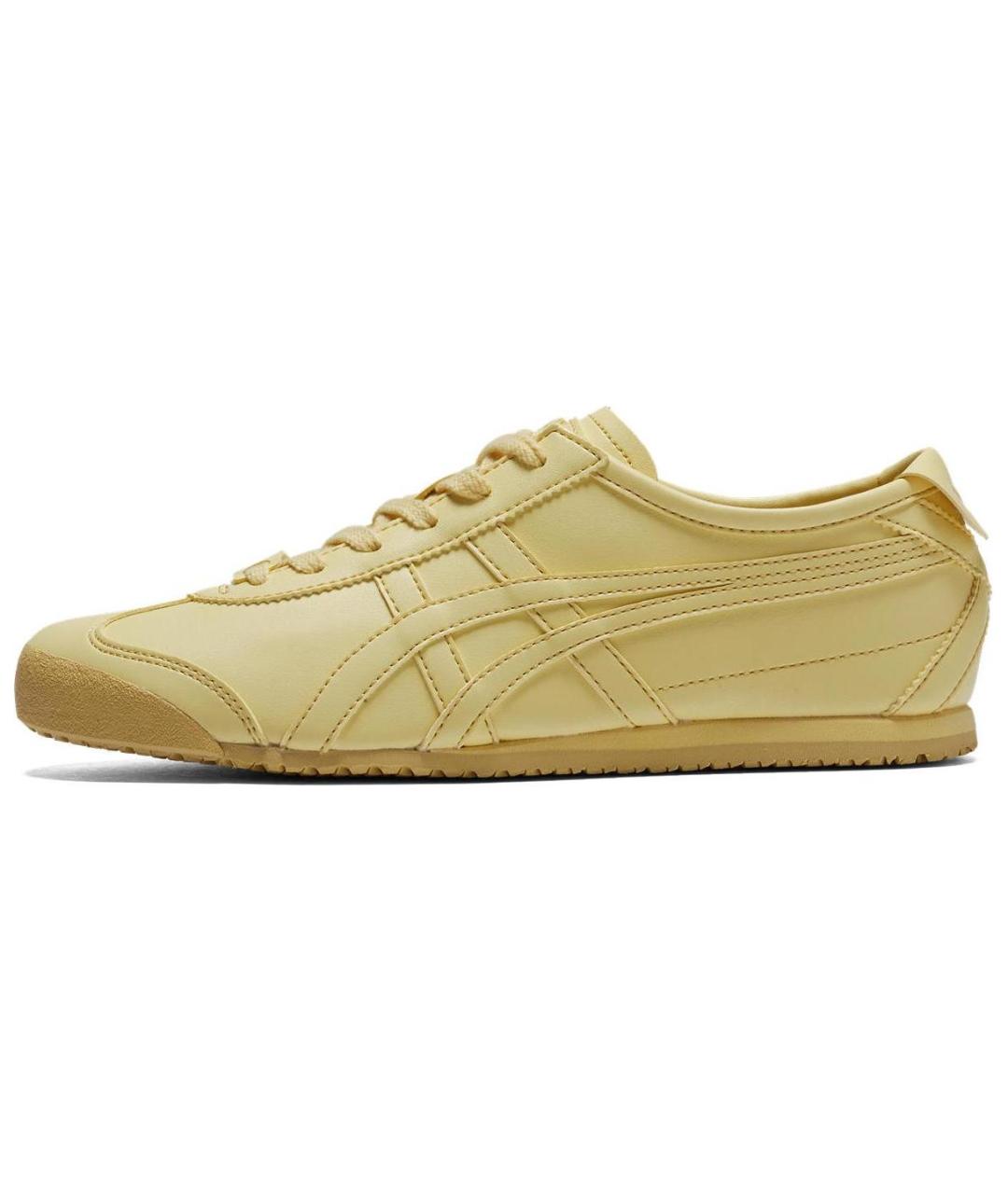 ONITSUKA TIGER Желтые кожаные кроссовки, фото 2