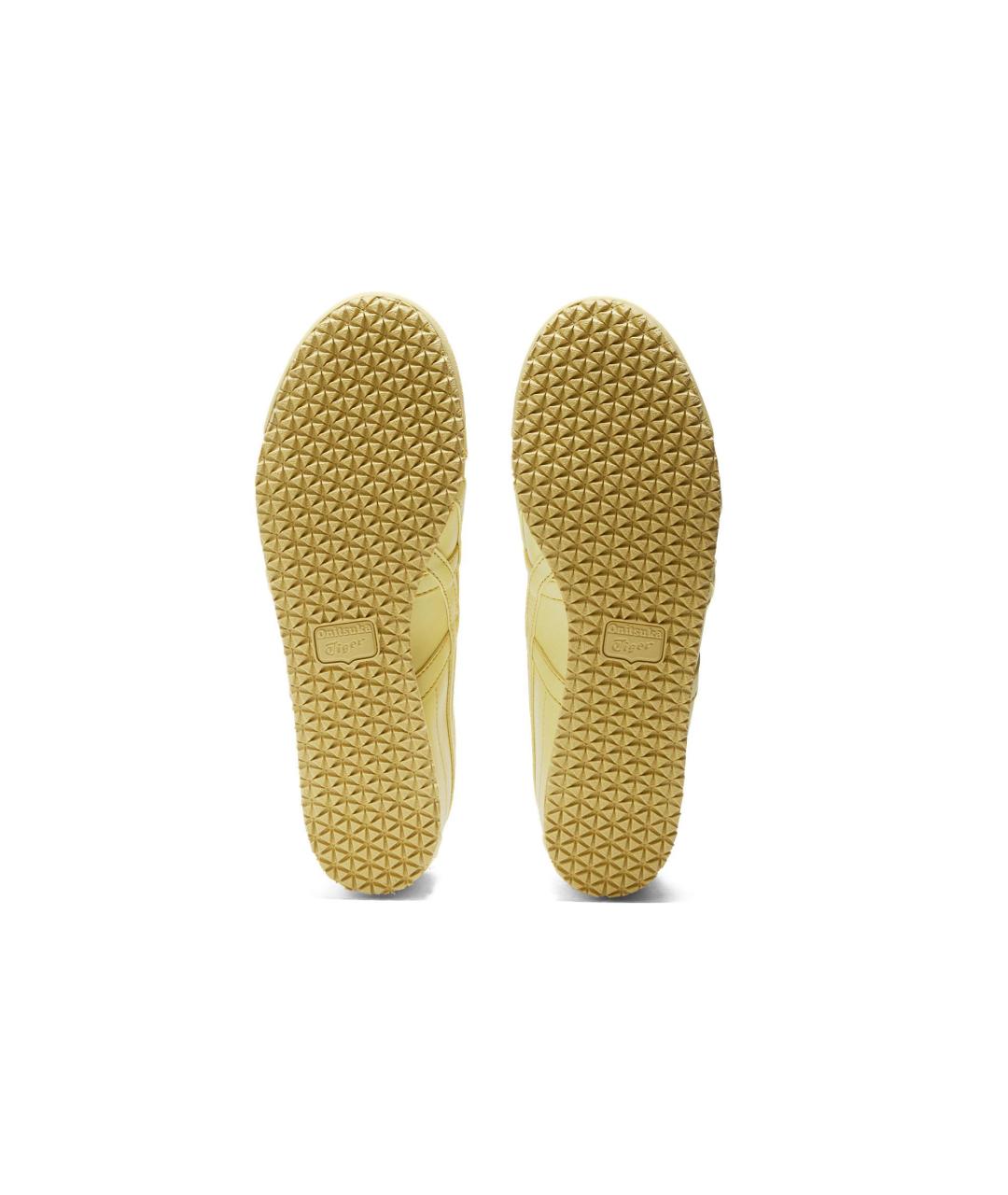 ONITSUKA TIGER Желтые кожаные кроссовки, фото 9
