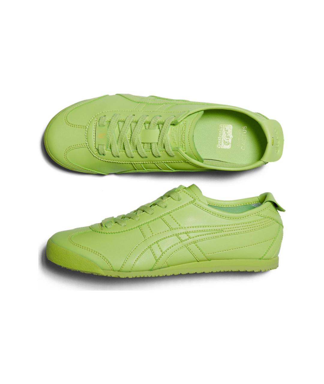 ONITSUKA TIGER Зеленые кожаные кроссовки, фото 6
