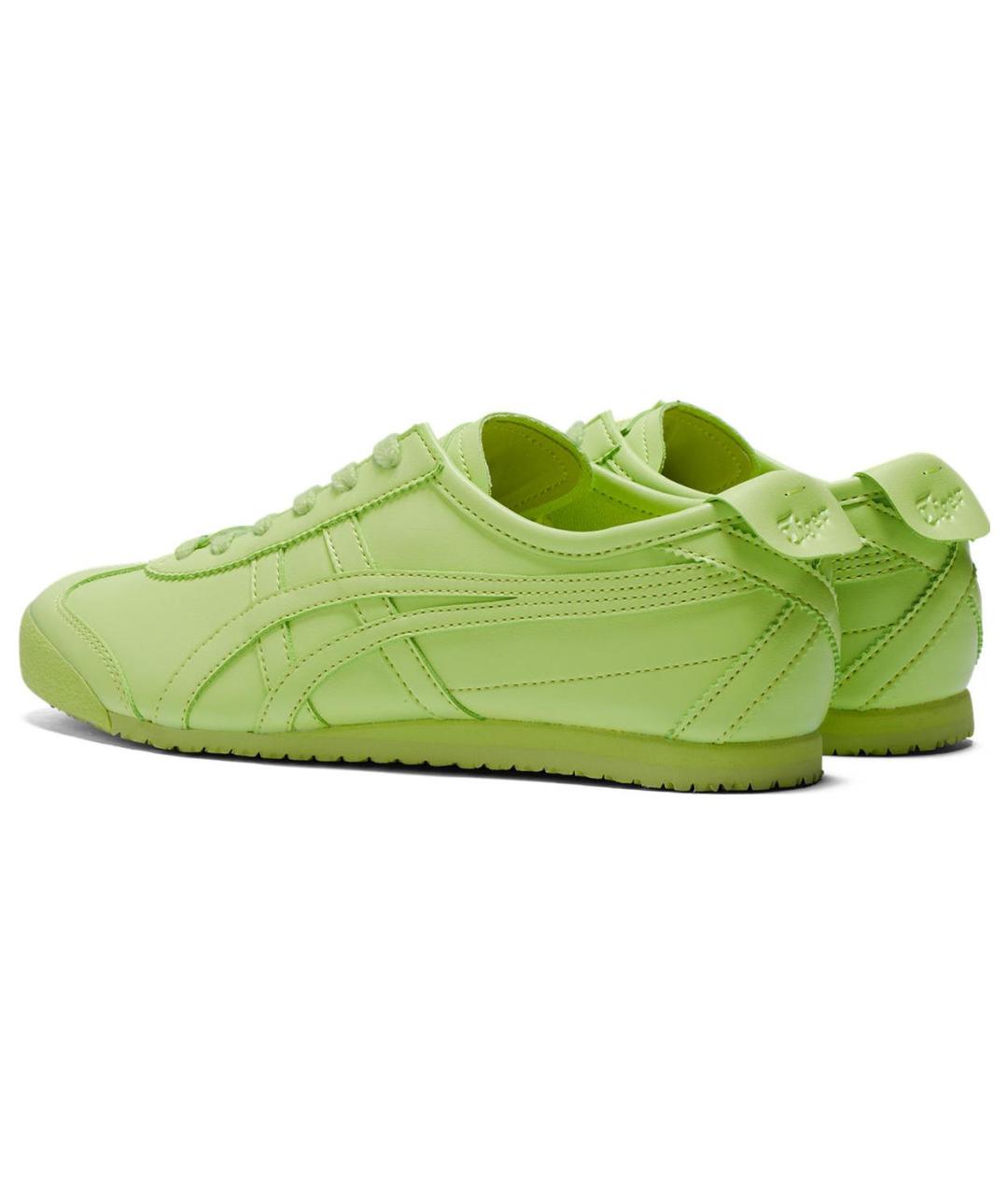 ONITSUKA TIGER Зеленые кожаные кроссовки, фото 4