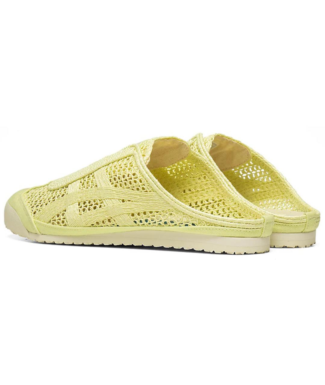 ONITSUKA TIGER Желтые текстильные мюли, фото 4