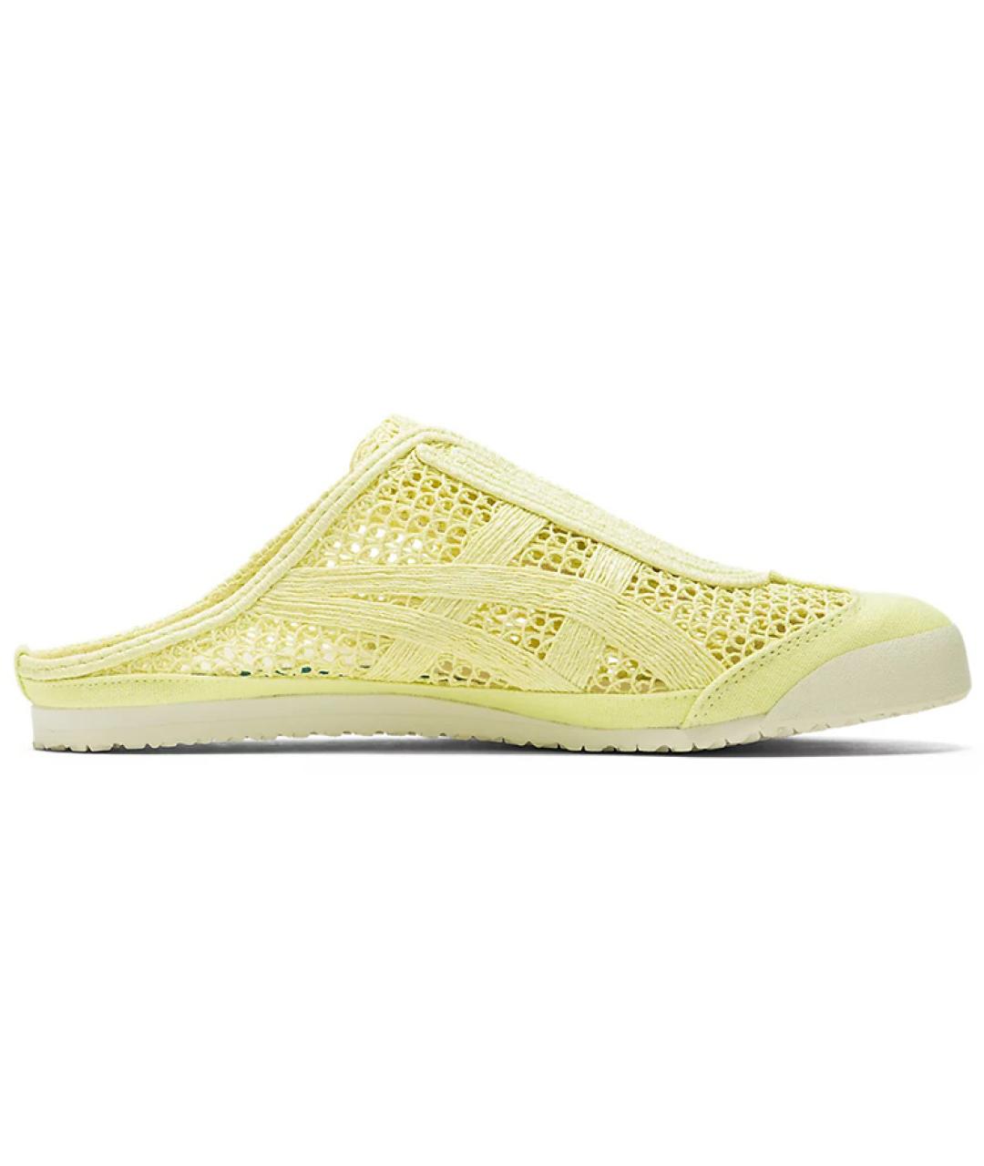 ONITSUKA TIGER Желтые текстильные мюли, фото 1