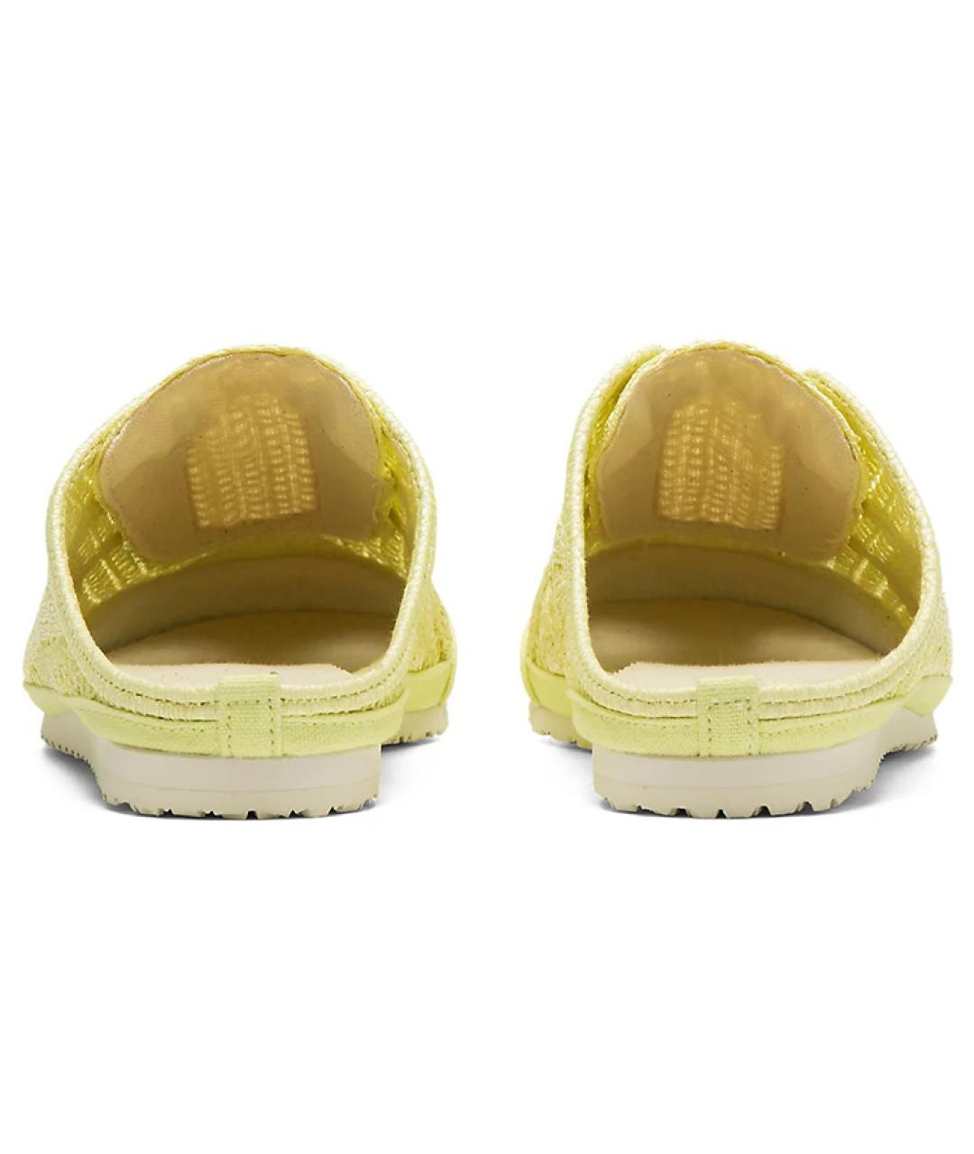 ONITSUKA TIGER Желтые текстильные мюли, фото 5