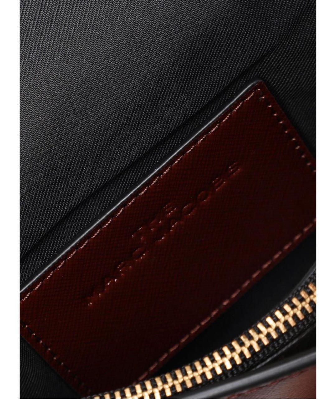 MARC JACOBS Черная кожаная сумка через плечо, фото 4