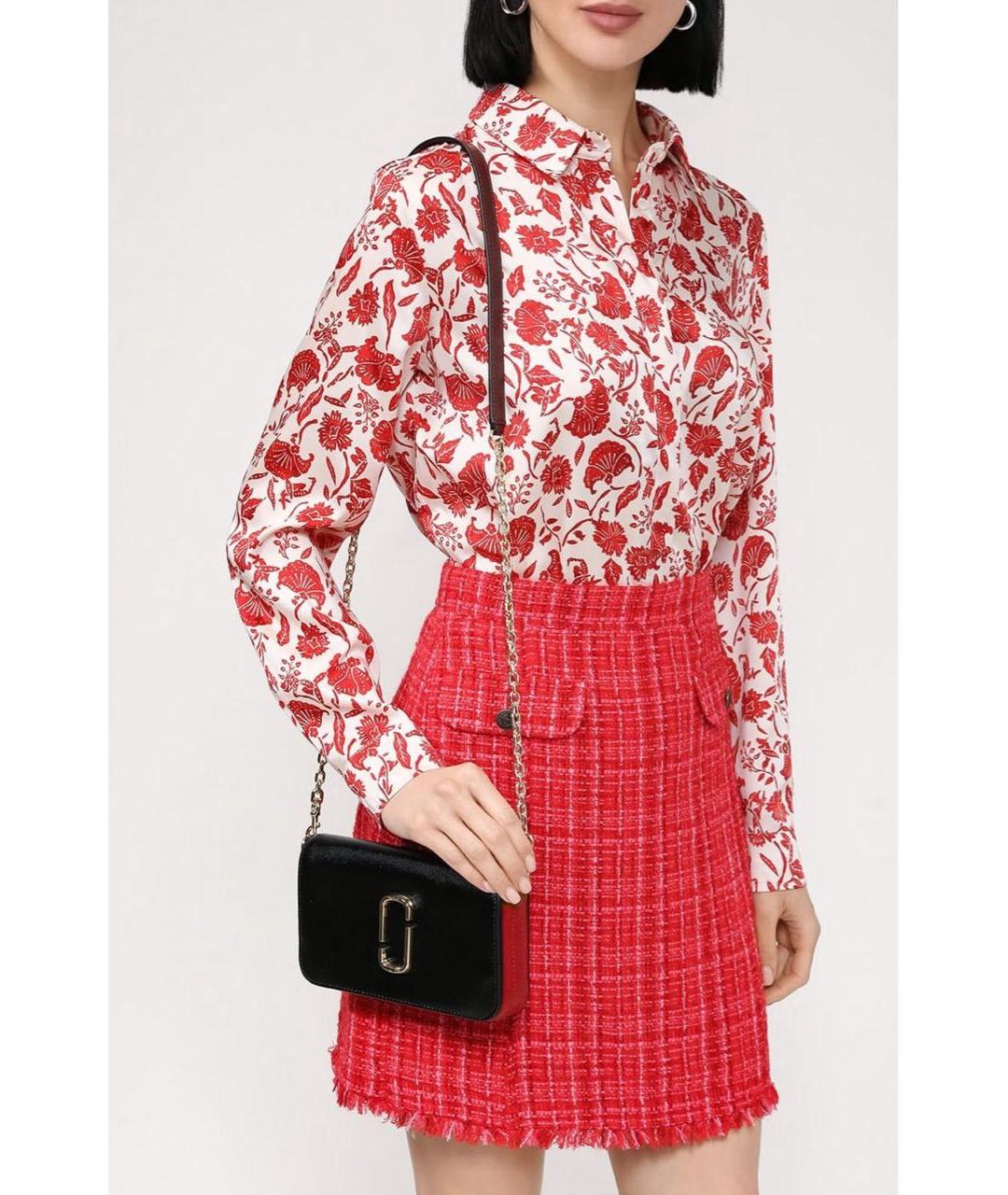 MARC JACOBS Черная кожаная сумка через плечо, фото 2