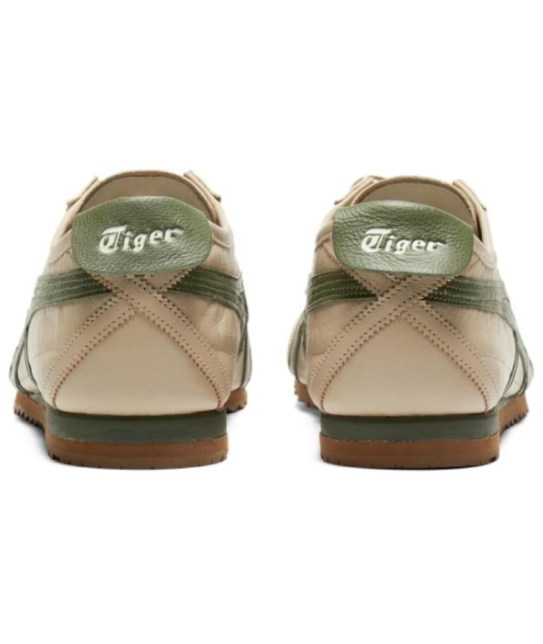 ONITSUKA TIGER Бежевые кожаные кроссовки, фото 6