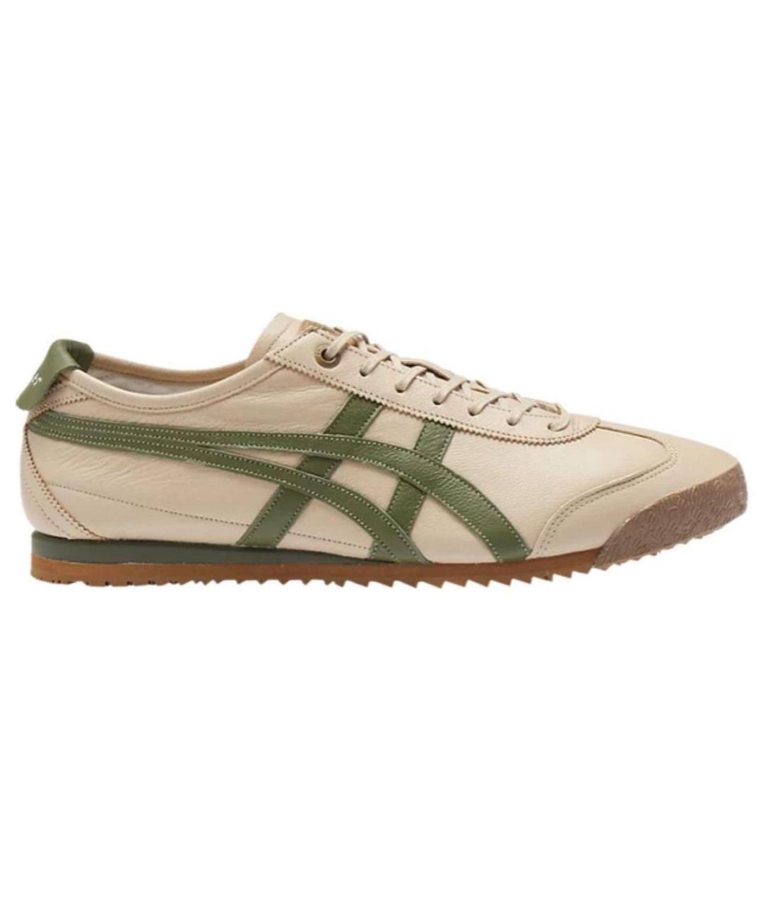 ONITSUKA TIGER Бежевые кожаные кроссовки, фото 1