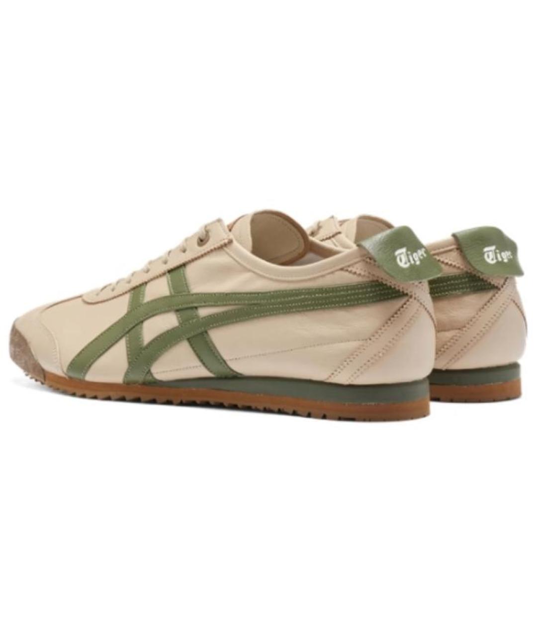 ONITSUKA TIGER Бежевые кожаные кроссовки, фото 4
