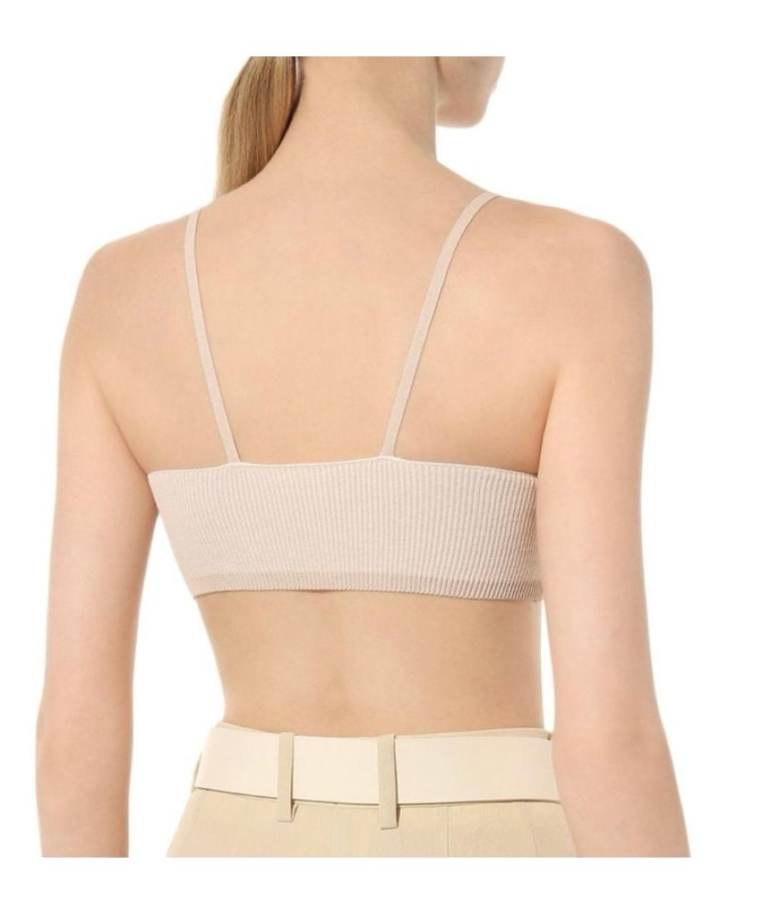 JACQUEMUS Бежевая майка, фото 3
