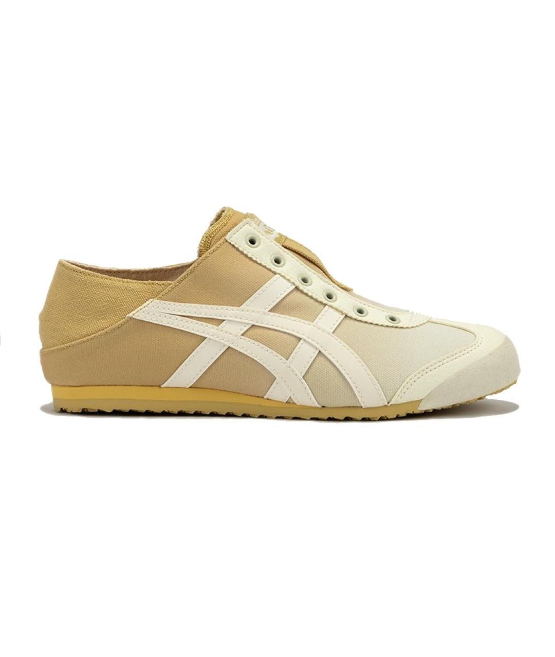 ONITSUKA TIGER Желтые текстильные кроссовки, фото 1