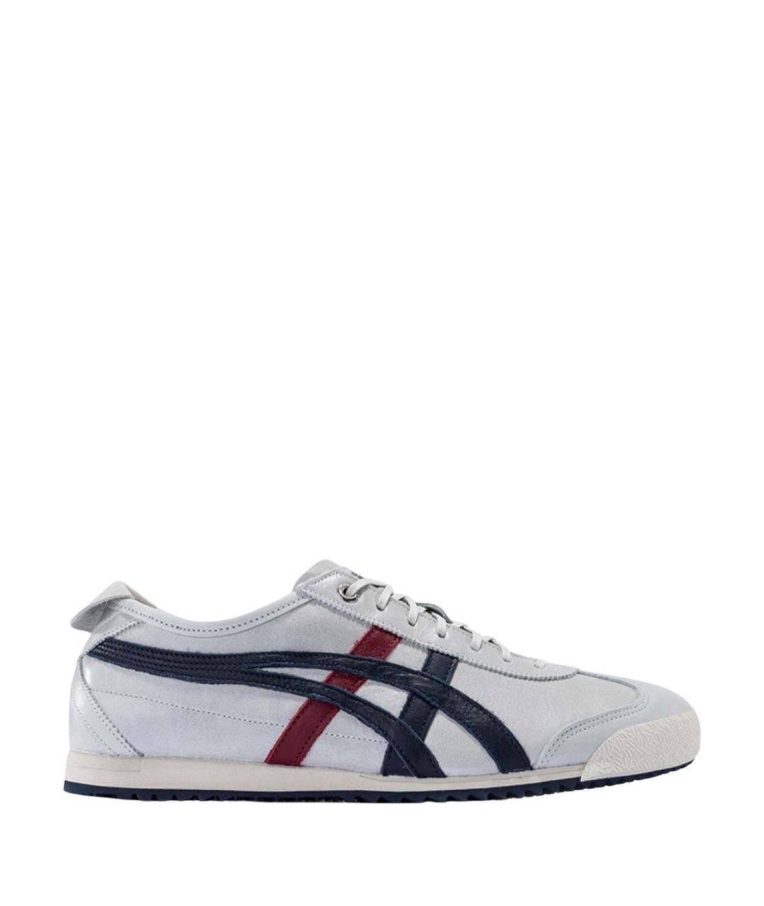 ONITSUKA TIGER Серые кожаные кроссовки, фото 1