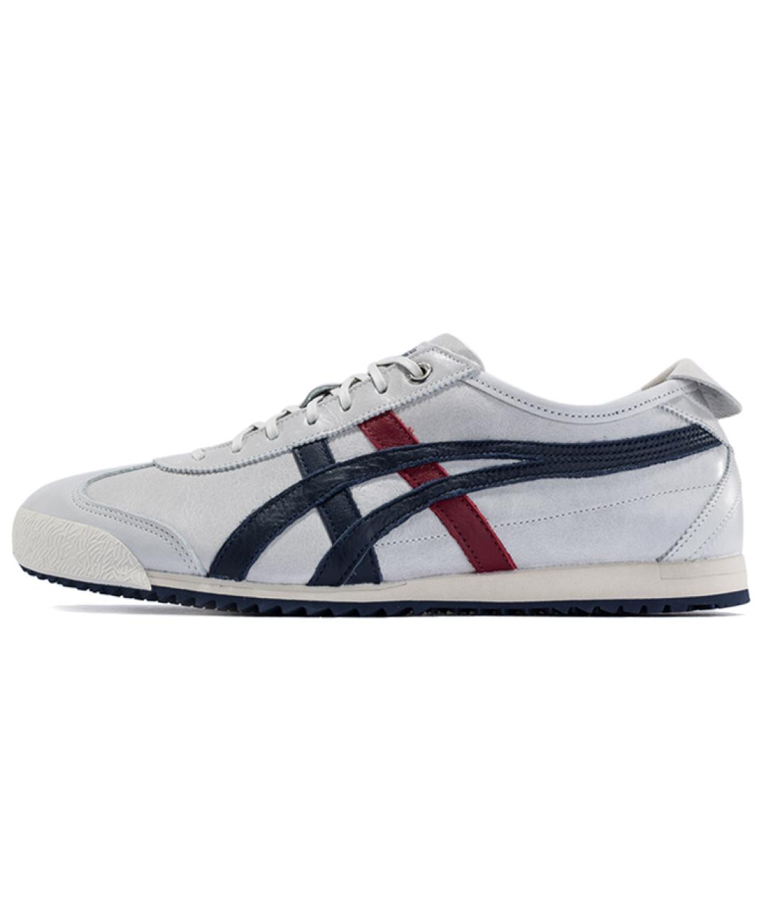 ONITSUKA TIGER Серые кожаные кроссовки, фото 7