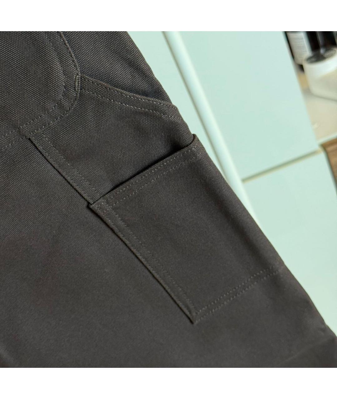 CARHARTT WIP Коричневые хлопковые повседневные брюки, фото 5