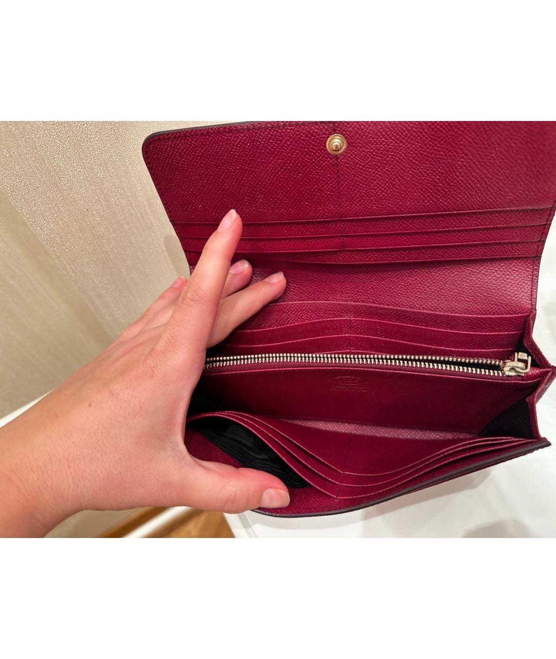 TOD'S Розовый кожаный кошелек, фото 3