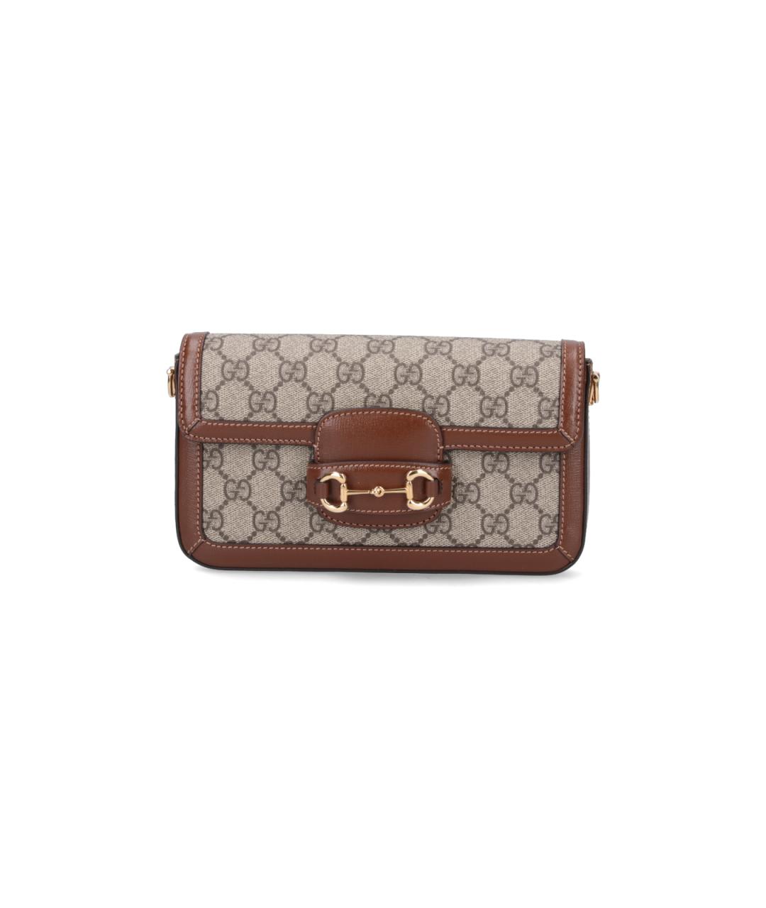 GUCCI Бежевый кожаный кошелек, фото 1