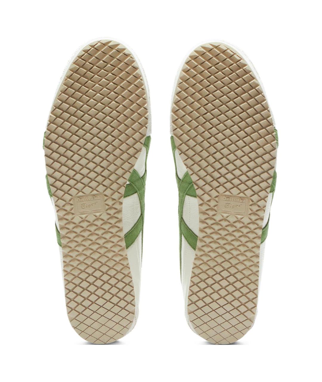 ONITSUKA TIGER Бежевые кожаные кроссовки, фото 9