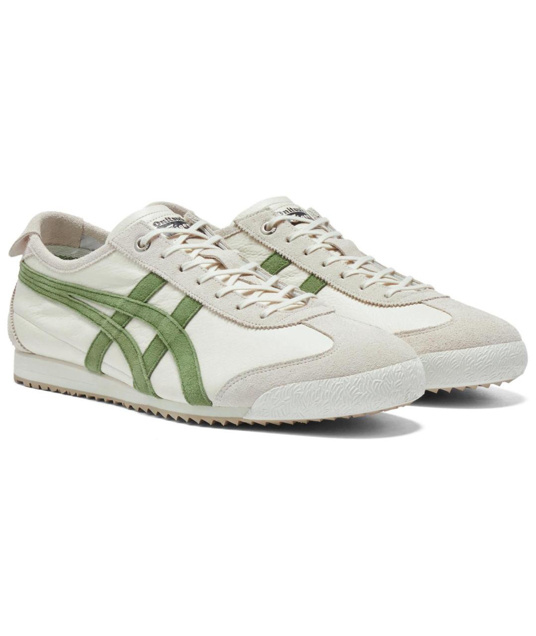 ONITSUKA TIGER Бежевые кожаные кроссовки, фото 5