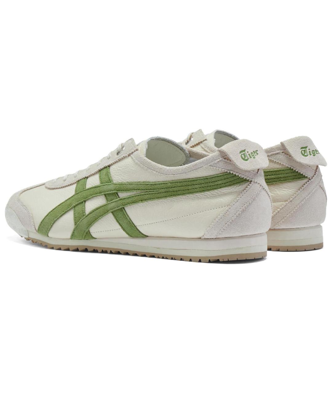 ONITSUKA TIGER Бежевые кожаные кроссовки, фото 4