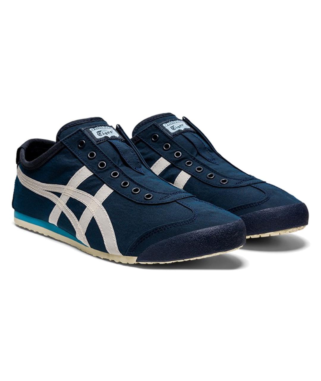 ONITSUKA TIGER Синие замшевые кроссовки, фото 3