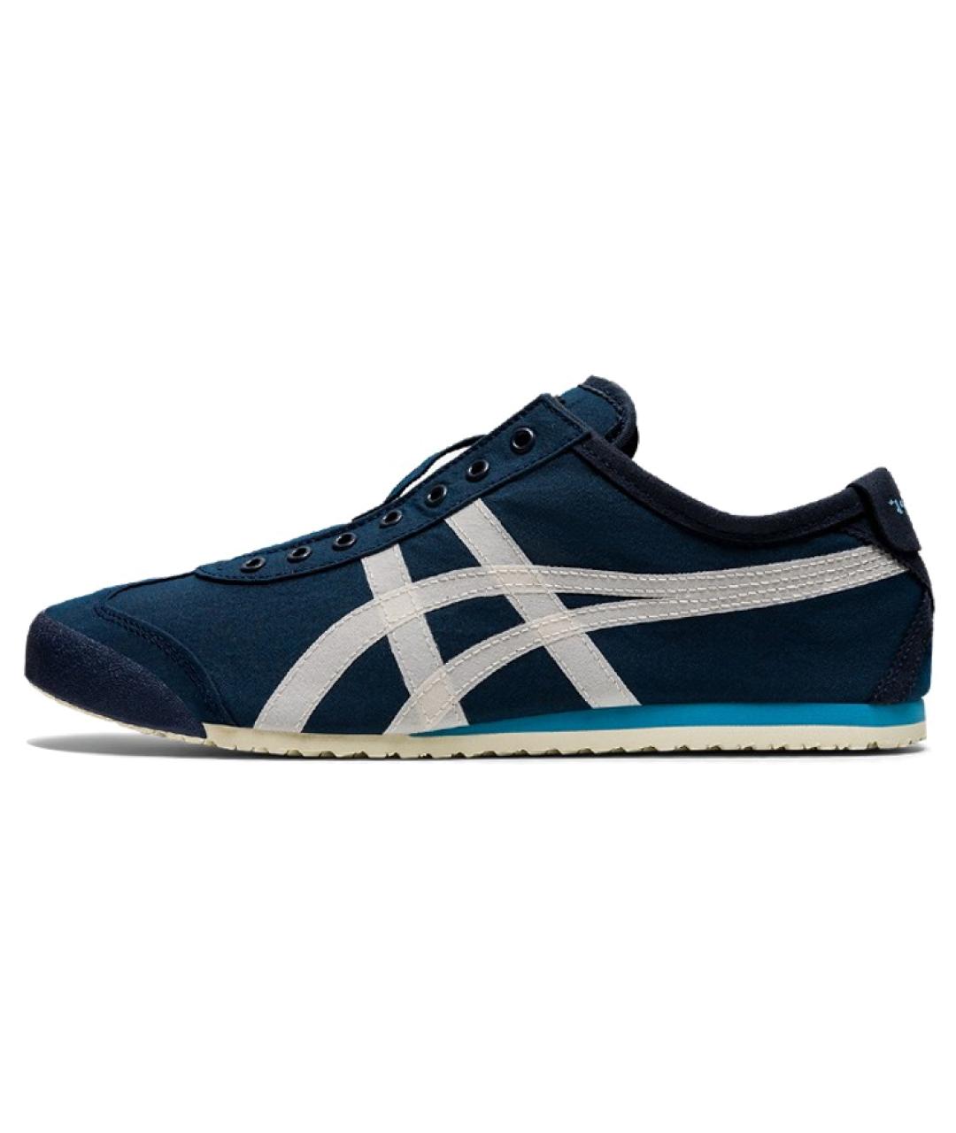 ONITSUKA TIGER Синие замшевые кроссовки, фото 2