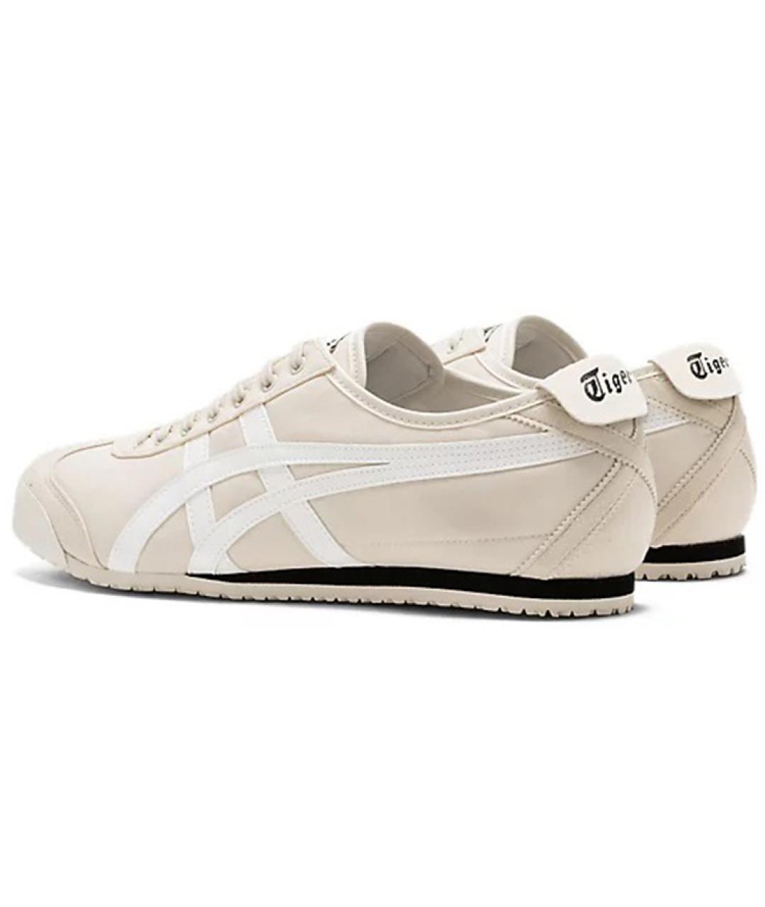 ONITSUKA TIGER Бежевые кожаные кроссовки, фото 4